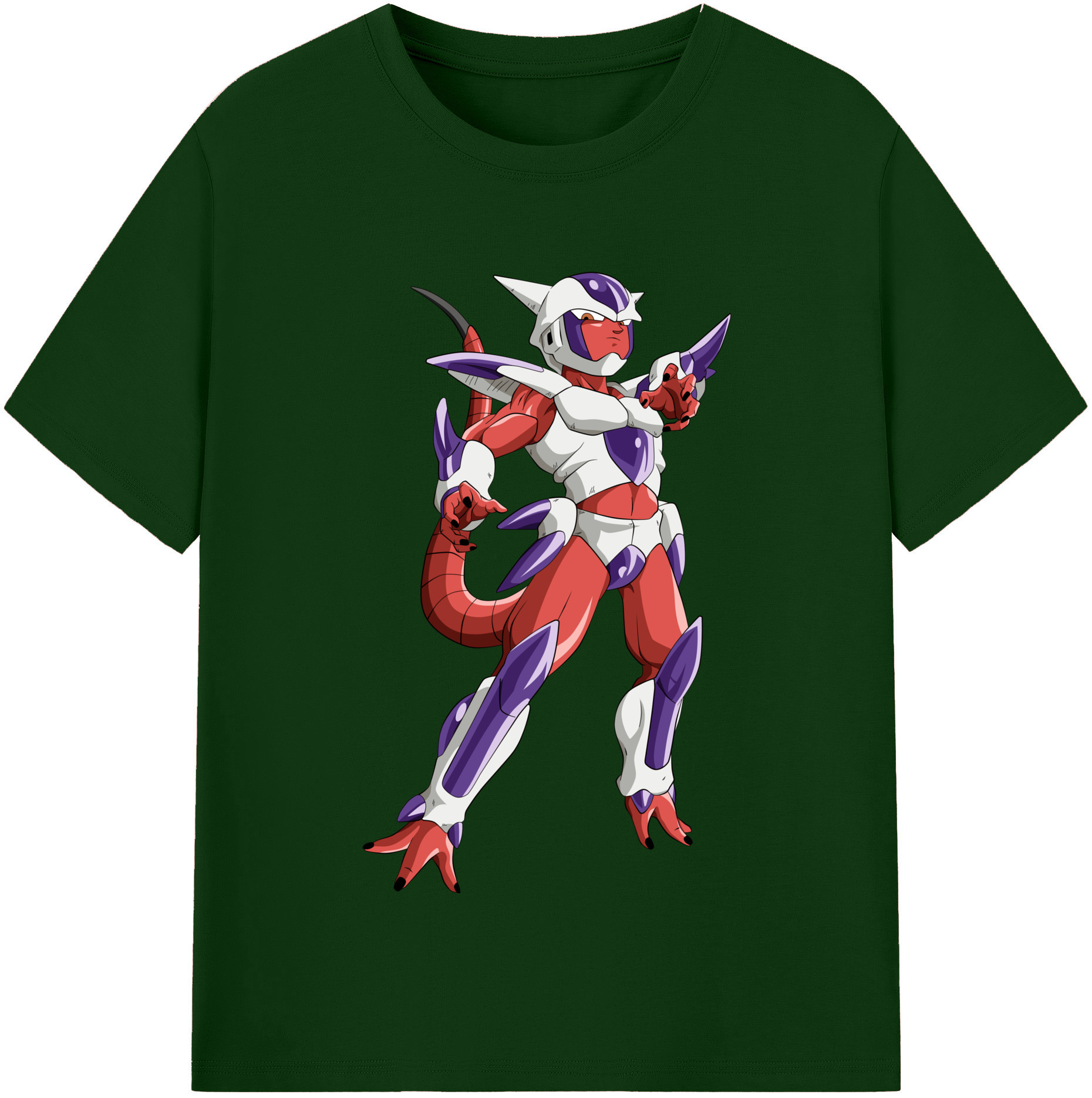 （画像用） ドラゴンボール フリーザ DRAGON BALL Frieza 綿100％半袖Tシャツ（フロントプリント）